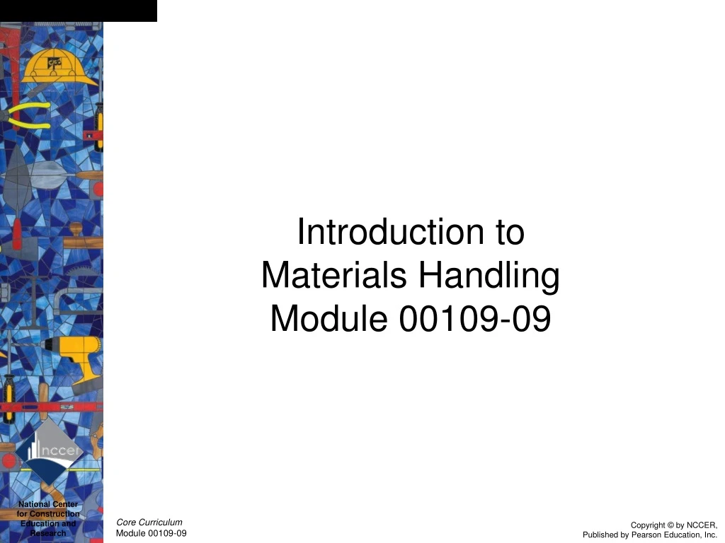 introduction to materials handling module 00109 09