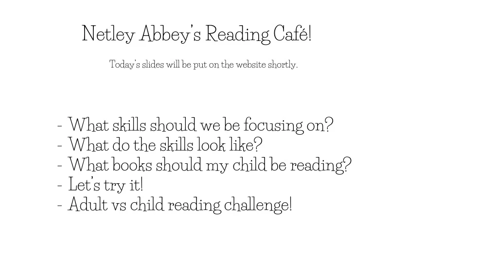 netley abbey s reading caf