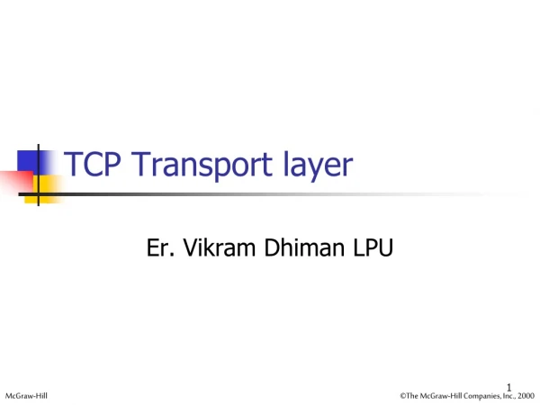 TCP Transport layer