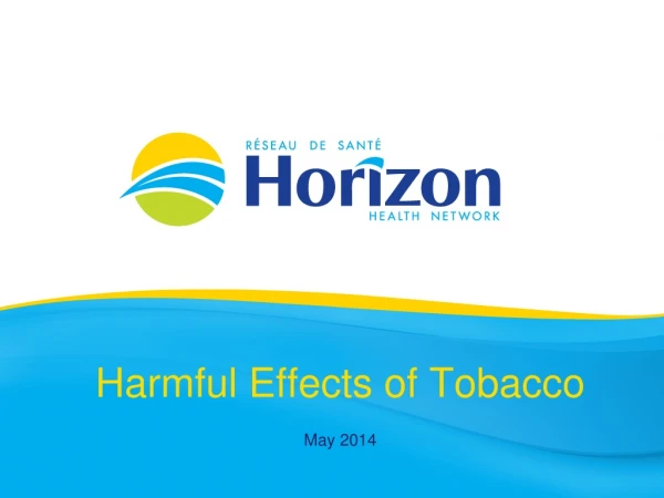 Harmful Effects of Tobacco