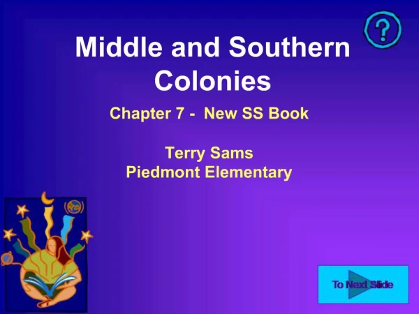 Middle and Southern Colonies