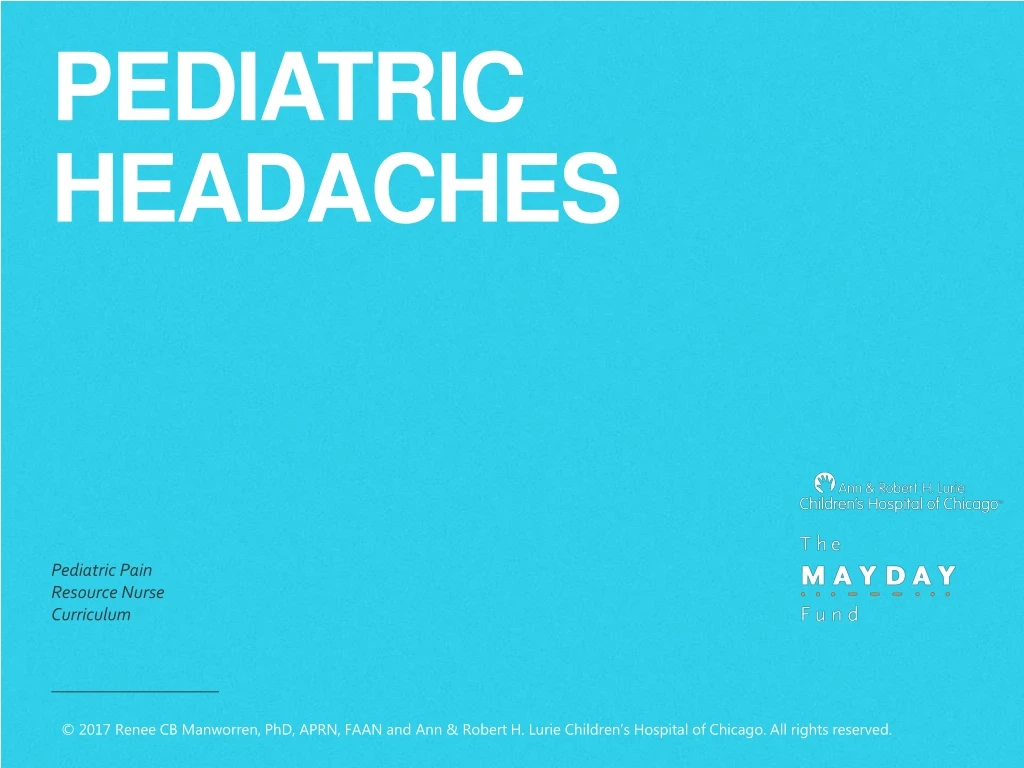 pediatric headaches