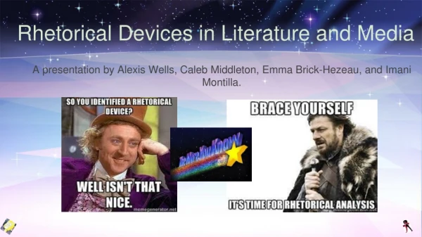 Rhetorical Devices in Literature and Media