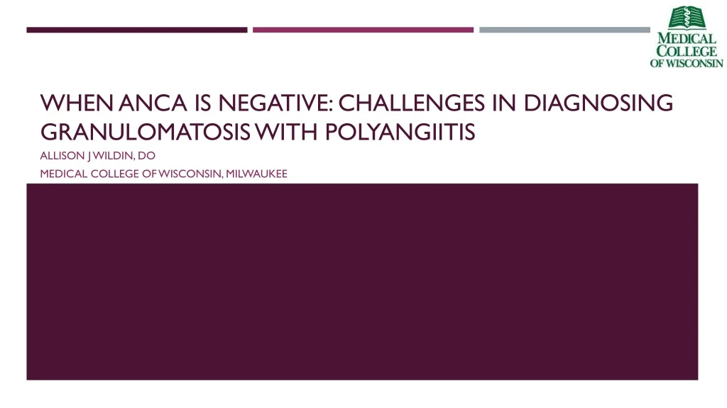when anca is negative challenges in diagnosing granulomatosis with polyangiitis