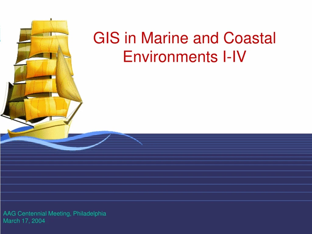 gis in marine and coastal environments i iv