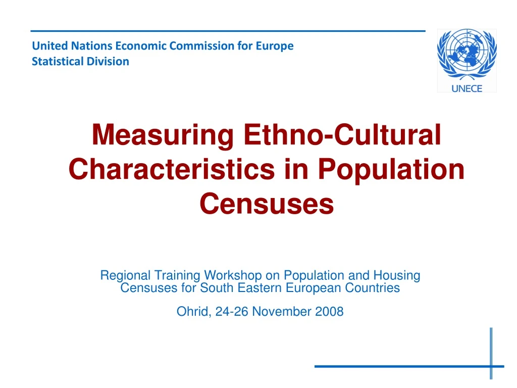 measuring ethno cultural characteristics in population censuses