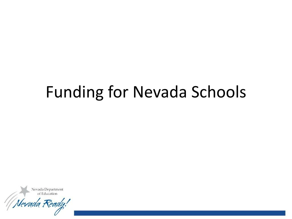 funding for nevada schools