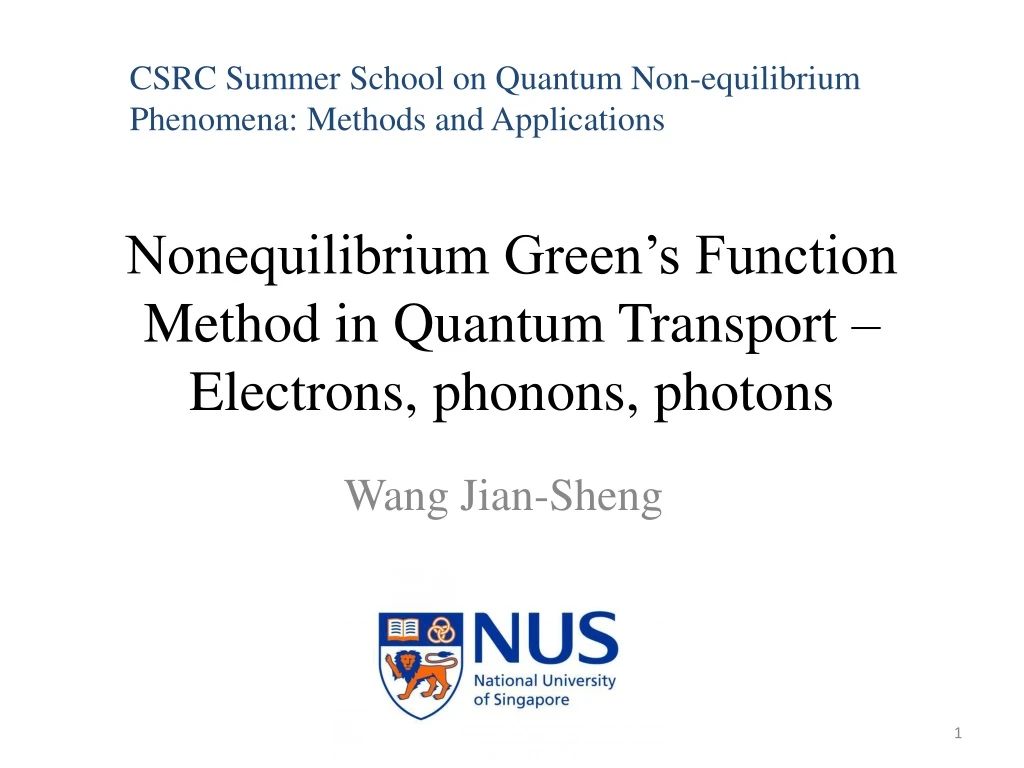 nonequilibrium green s function method in quantum transport electrons phonons photons