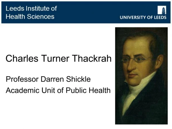 Charles Turner Thackrah