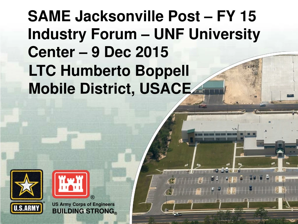 same jacksonville post fy 15 industry forum unf university center 9 dec 2015