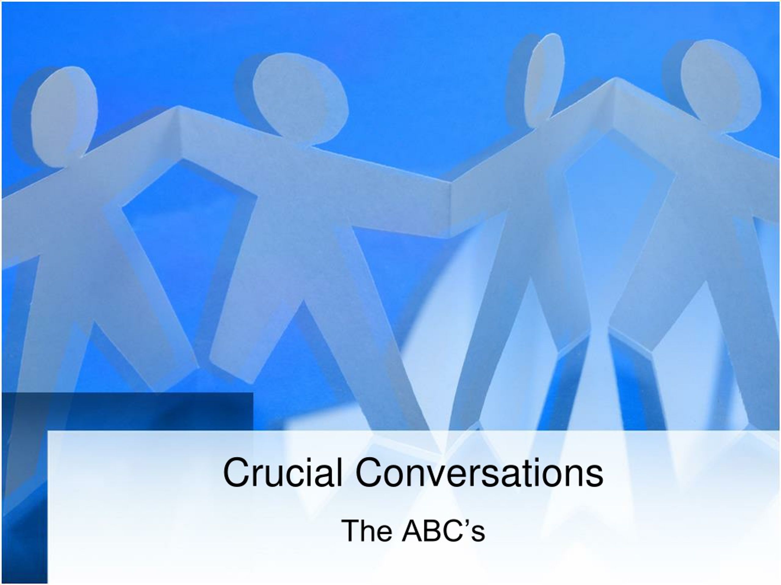 PPT - Crucial Conversations PowerPoint Presentation, free download - ID ...
