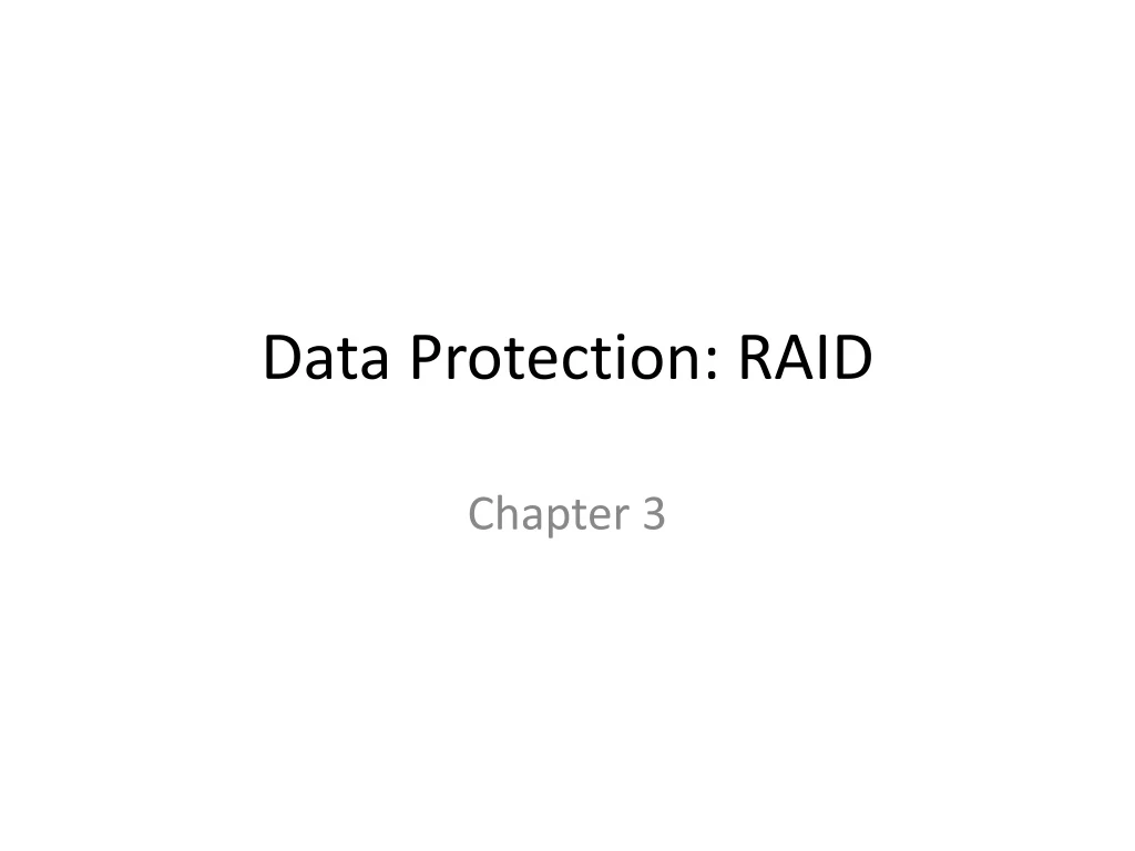 data protection raid