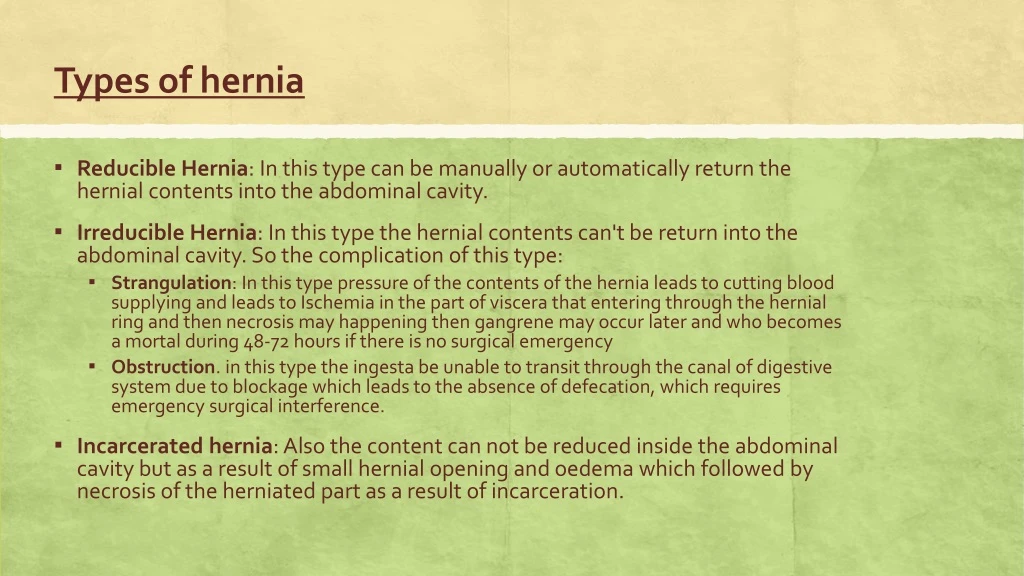 types of hernia