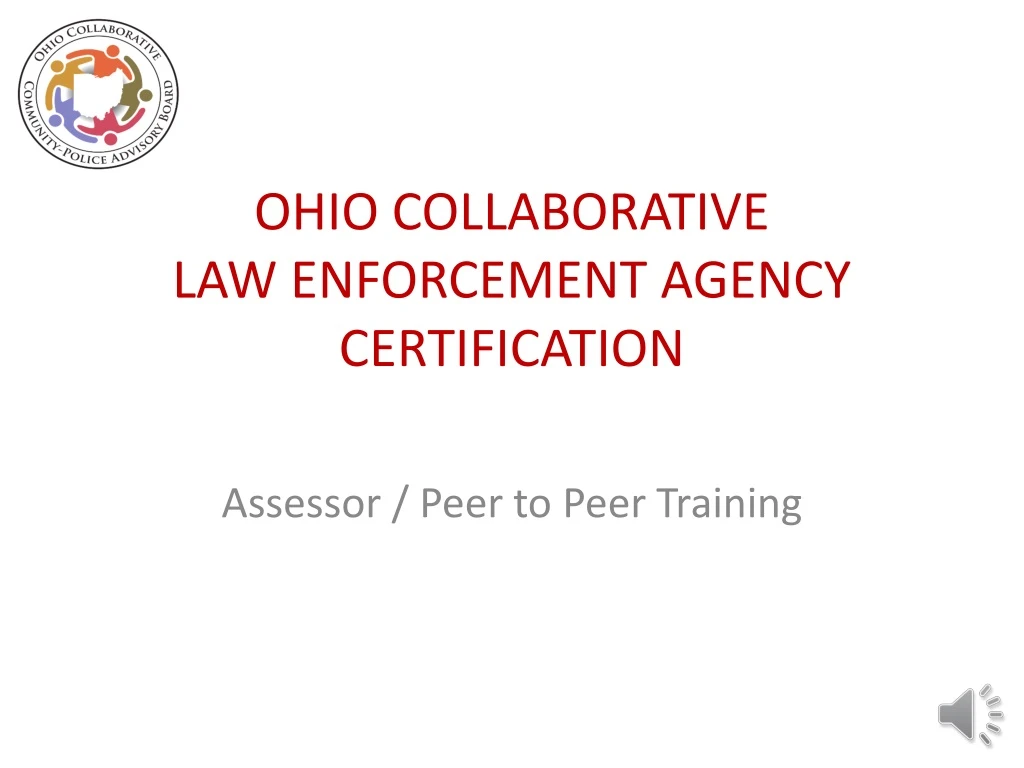 ohio collaborative law enforcement agency certification