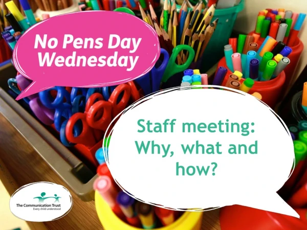 Staff meeting: Why, what and how?