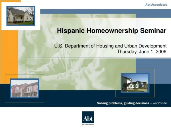 Hispanic Homeownership Seminar