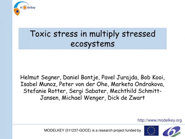 Toxic stress in multiply stressed ecosystems