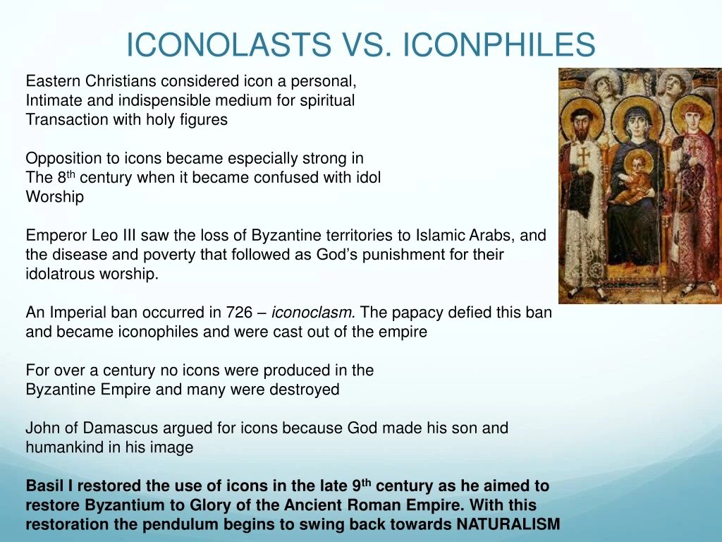 iconolasts vs iconphiles
