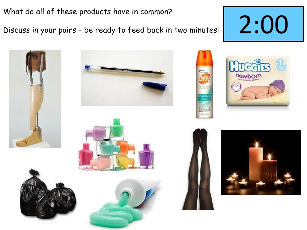 what do all of these products have in common
