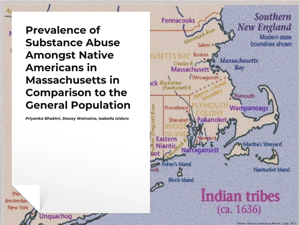 prevalence of substance abuse amongst native
