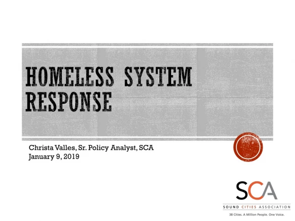 Homeless System Response