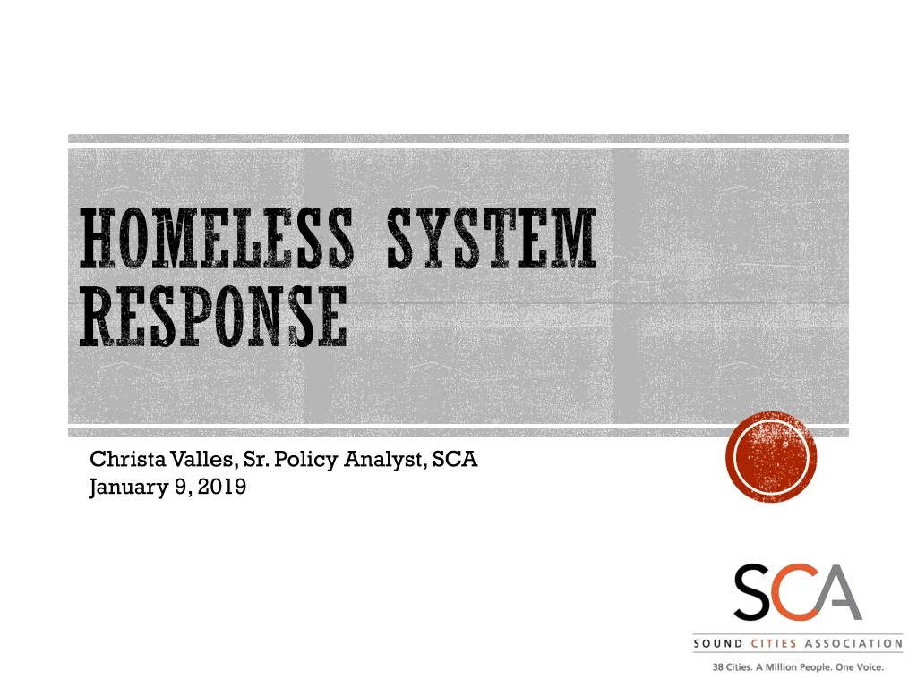 homeless system response