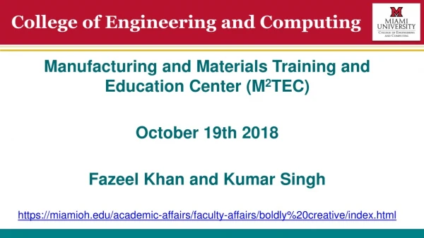 college of engineering and computing