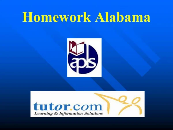 Homework Alabama