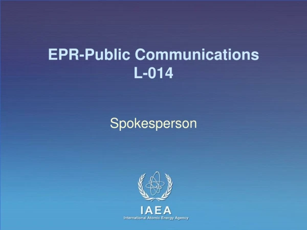EPR-Public Communications L-014