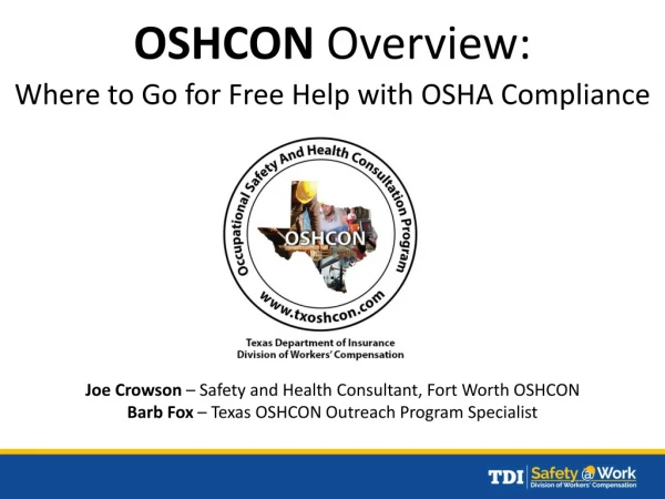 OSHCON Overview: