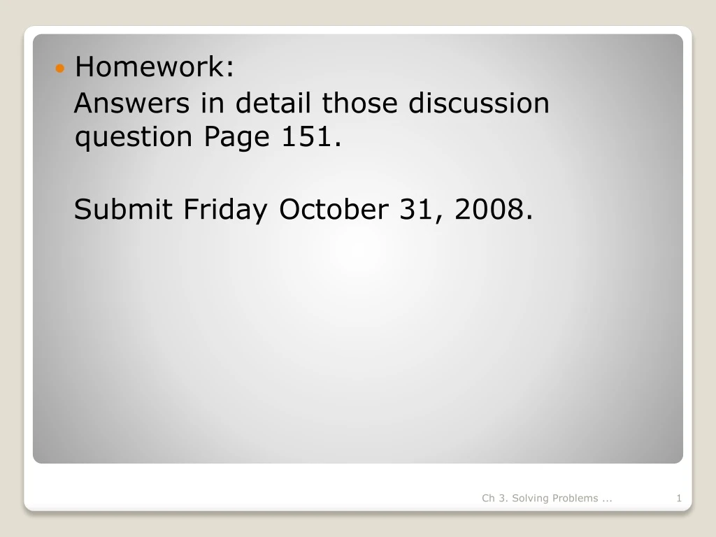 homework answers in detail those discussion