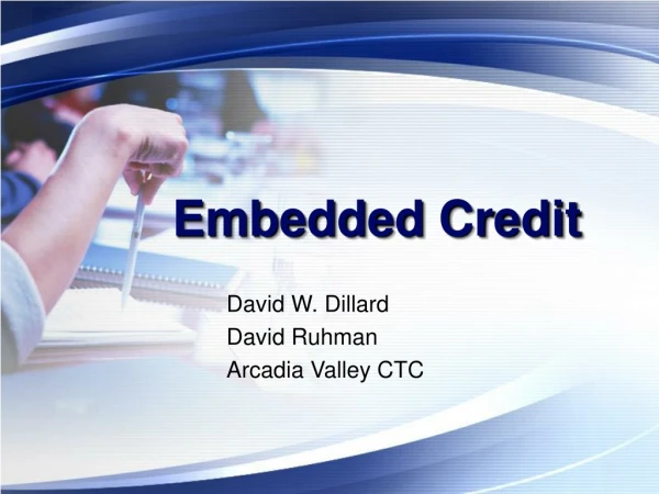Embedded Credit