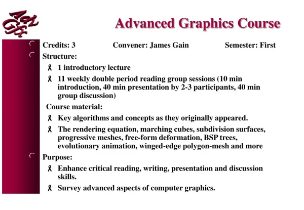 Advanced Graphics Course