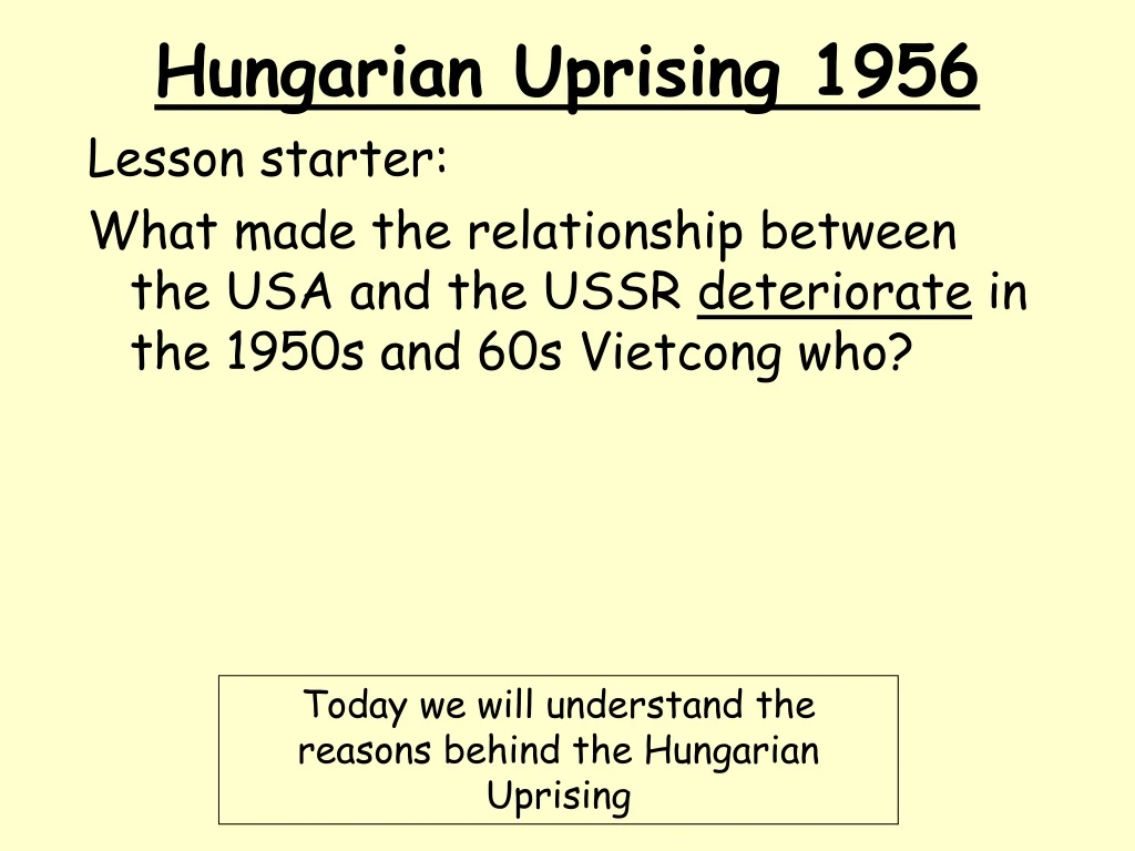 hungarian uprising 1956