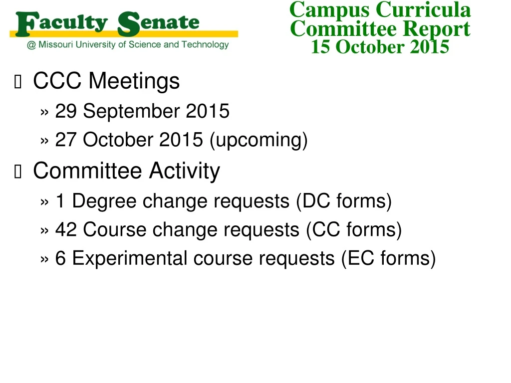 ccc meetings 29 september 2015 27 october 2015