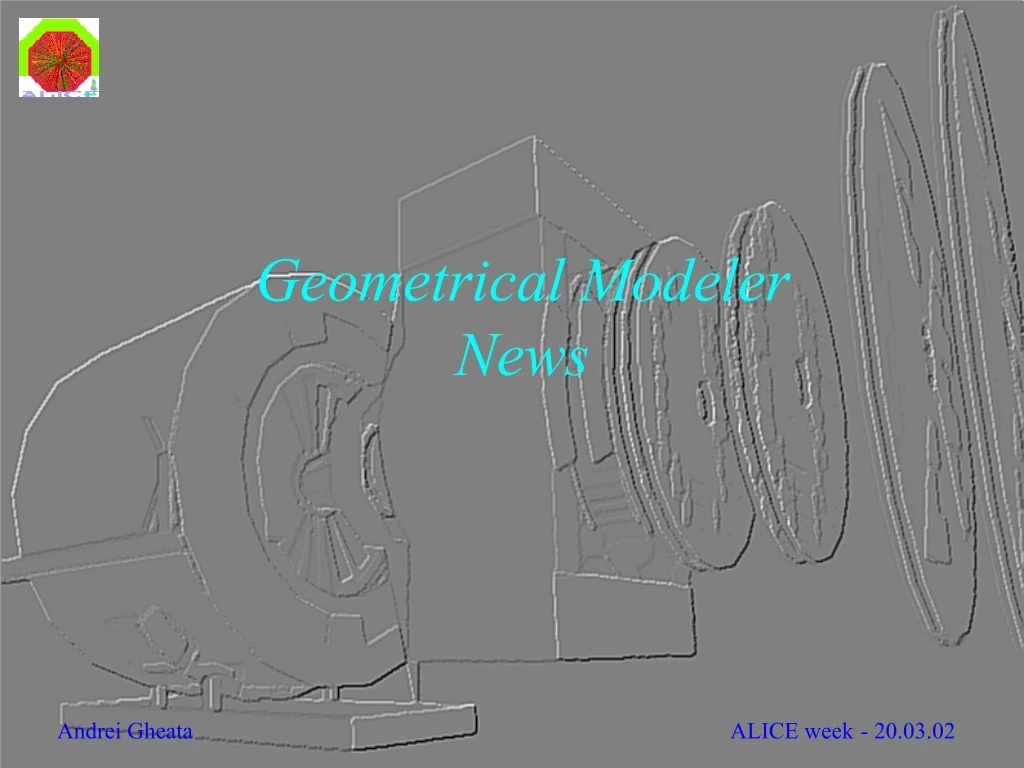 geometrical modeler news