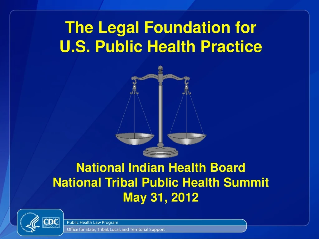 the legal foundation for u s public health