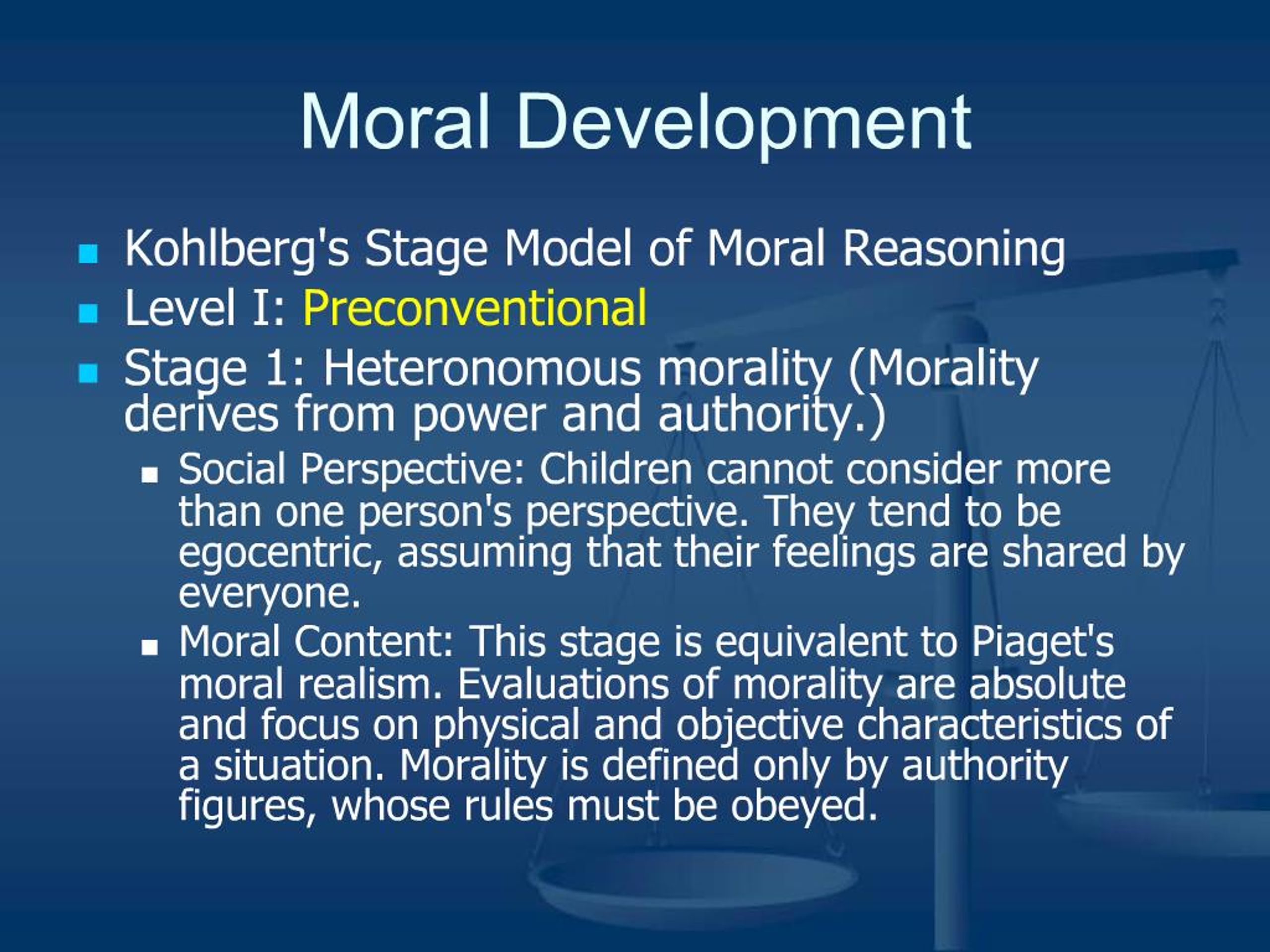 PPT - Moral Development PowerPoint Presentation, free download - ID:379609