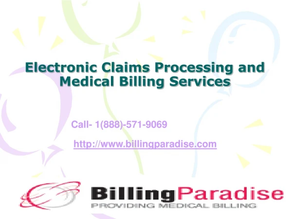 Electronic Claims Processing and Insurance Billing Company