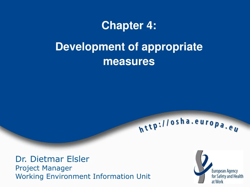 chapter 4 development of appropriate measures