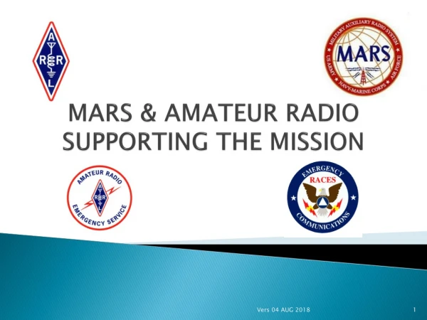 MARS &amp; AMATEUR RADIO SUPPORTING THE MISSION