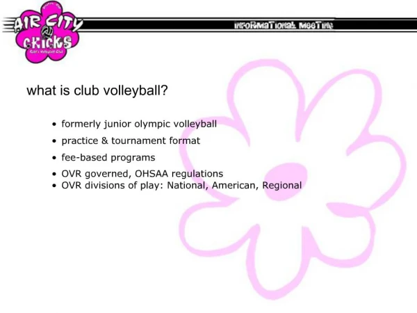 What is club volleyball