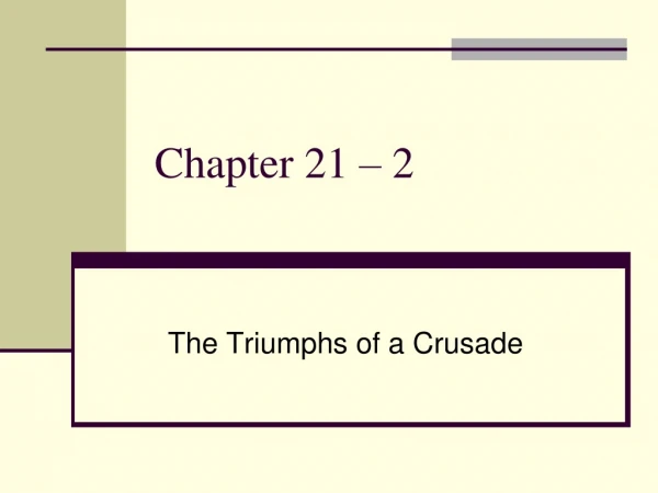 Chapter 21 – 2