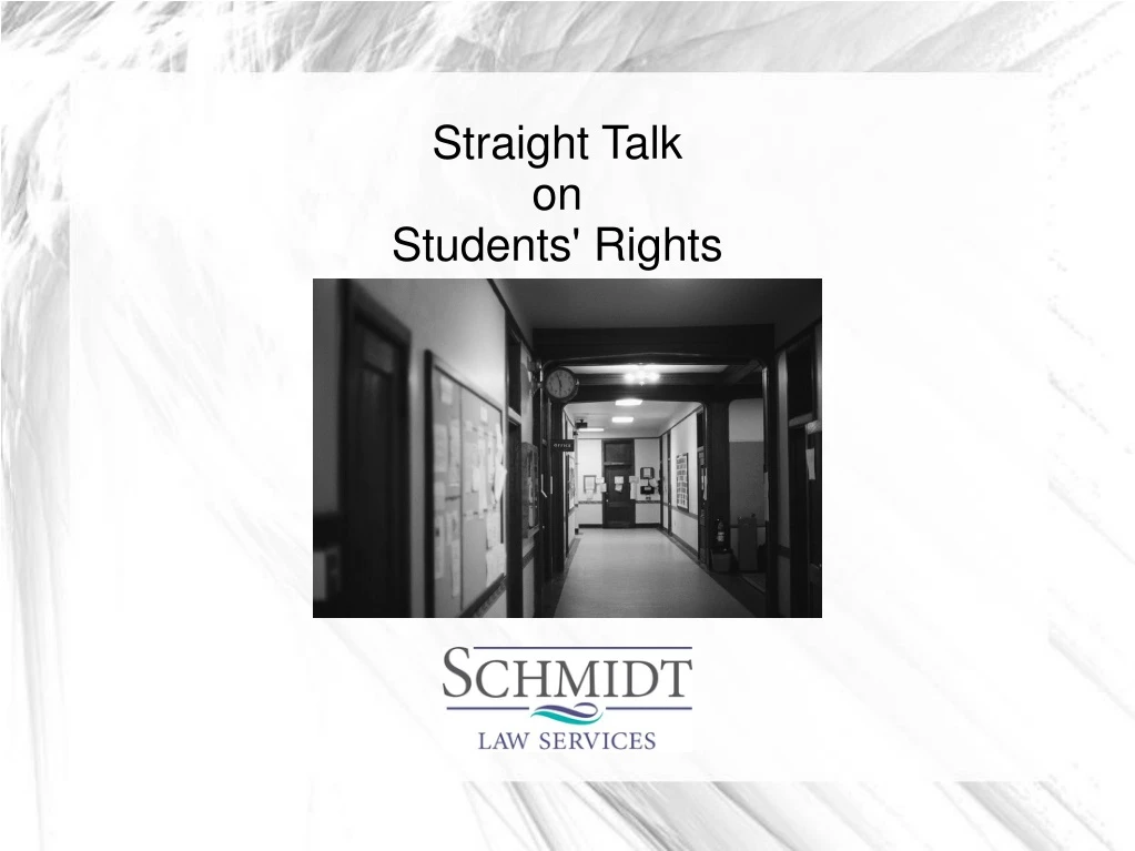 straight talk on students rights