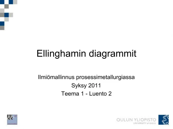 Ellinghamin diagrammit