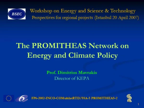 The PROMITHEAS Network on Energy and Climate Policy