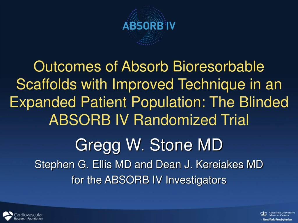 outcomes of absorb bioresorbable scaffolds with