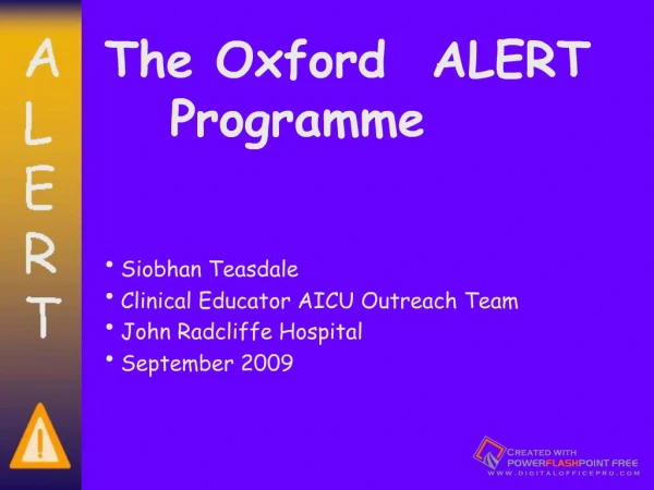Oxford Presentation