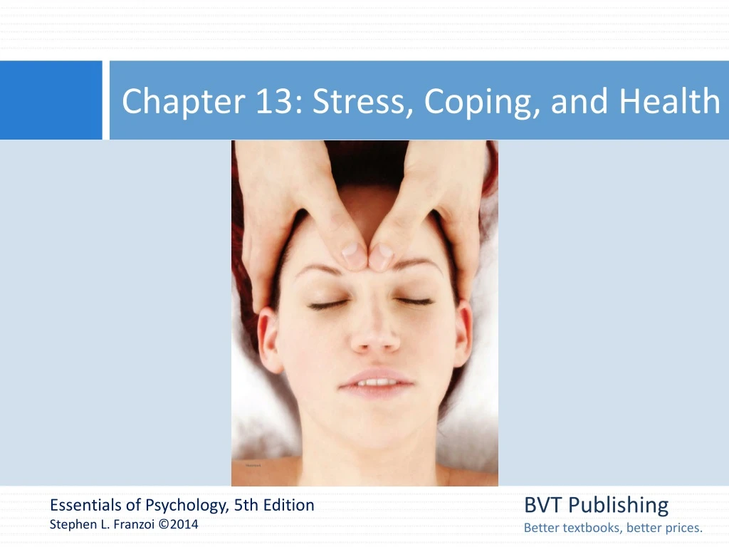 chapter 13 stress coping and health