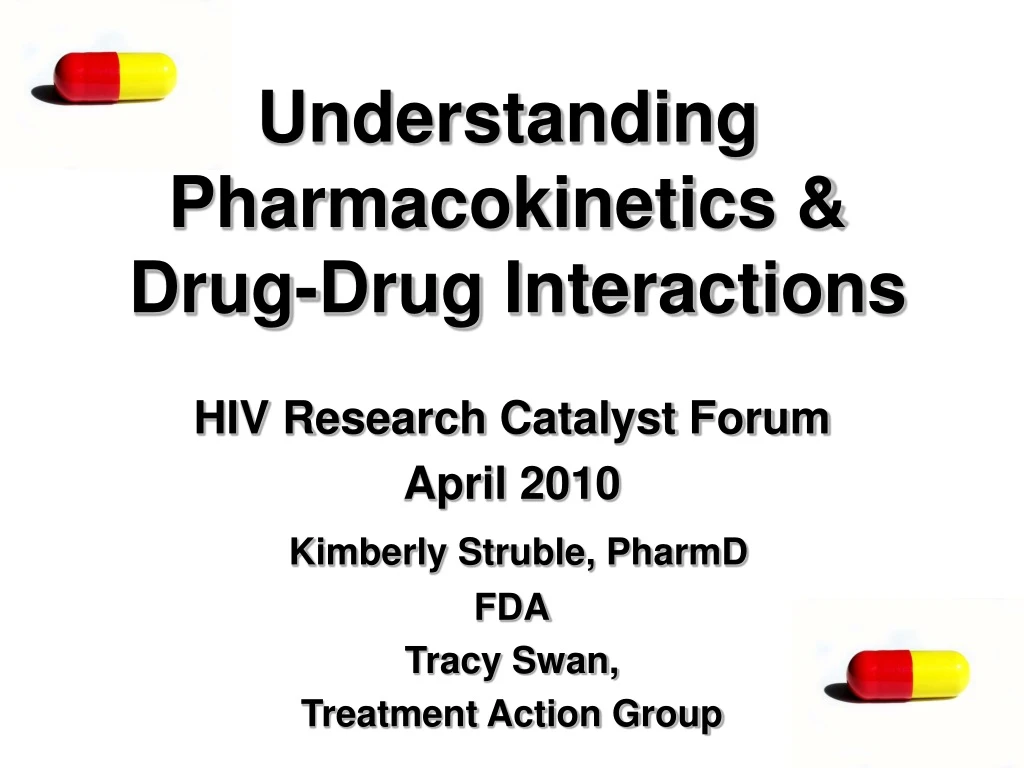 understanding pharmacokinetics drug drug interactions